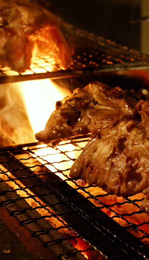 焼きシーン